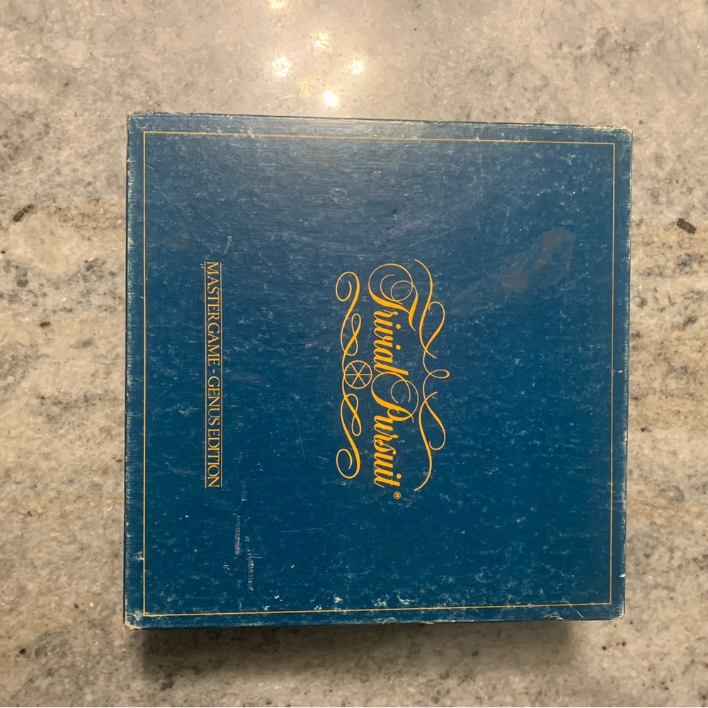 Vintage Trivial Pursuit Master Game Genus Edition 1981